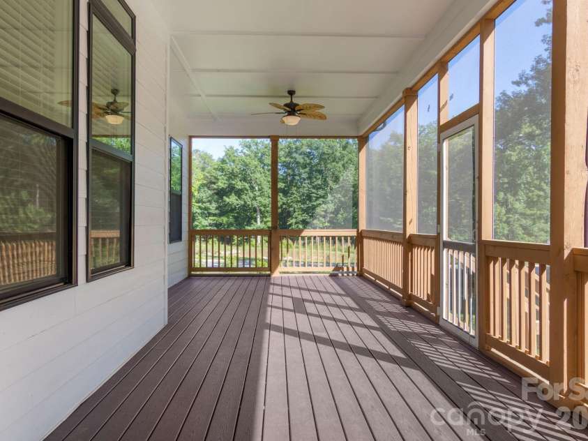 228 Herd Path Court, Clover, SC 29710.  MLS# CAR4387418, YatesRealty ID 28790. Back screened-in porch