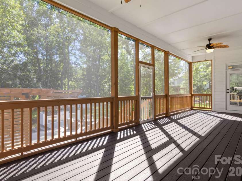 228 Herd Path Court, Clover, SC 29710.  MLS# CAR4387418, YatesRealty ID 28790. Back screened-in porch