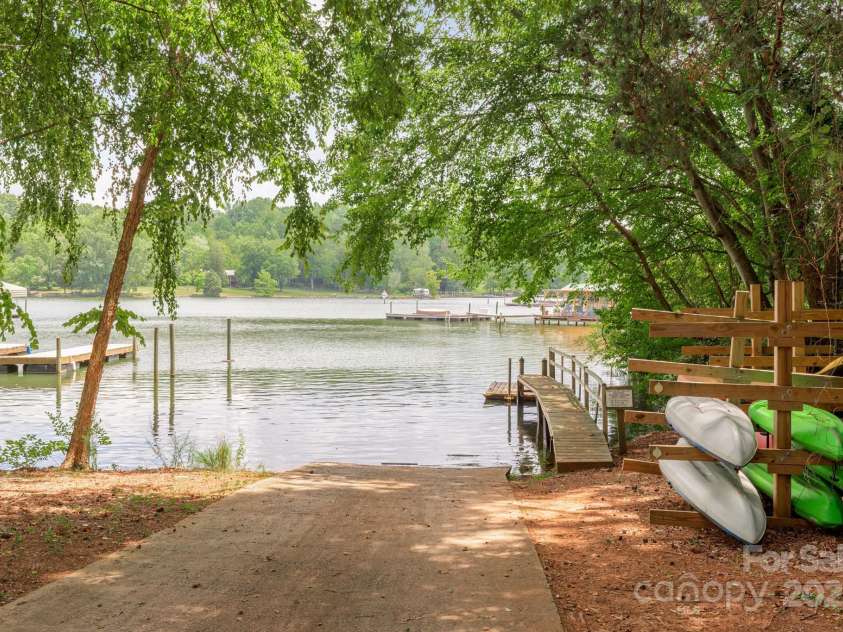 168 Harwell Road, Mooresville, NC 28117.  MLS# CAR4282323, YatesRealty ID 28807. 1 of 2 Boat Ramps at Queens Cove