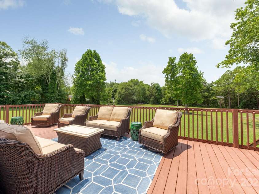 168 Harwell Road, Mooresville, NC 28117.  MLS# CAR4282323, YatesRealty ID 28807. Back deck