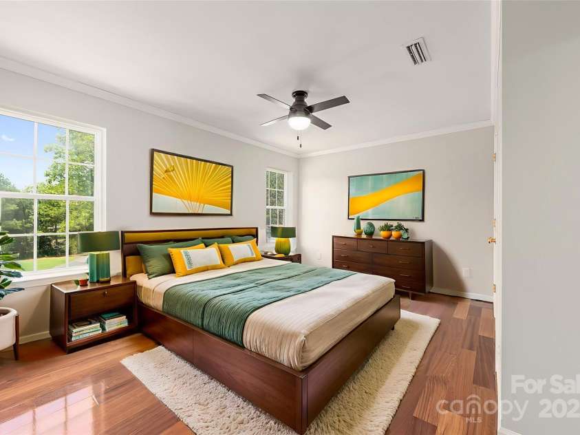 168 Harwell Road, Mooresville, NC 28117.  MLS# CAR4282323, YatesRealty ID 28807. Bedroom 3 Virtually staged