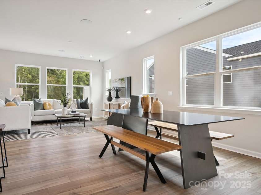 619 Webster Lane, Cramerton, NC 28032.  MLS# CAR4322006, YatesRealty ID 2881. Dining Space Thoughtfully Planned Off Kitchen.  *Model Photos | Actual Finishes, Structural Selections, and Orientation May Vary.