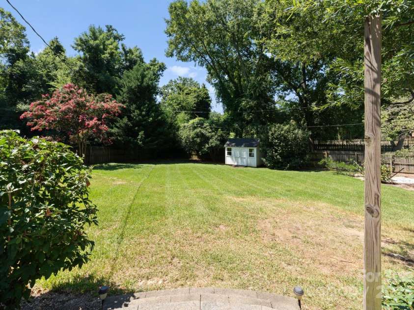 1120 Guilford Road, Charlotte, NC 28209.  MLS# CAR4284031, YatesRealty ID 28816. Backyard