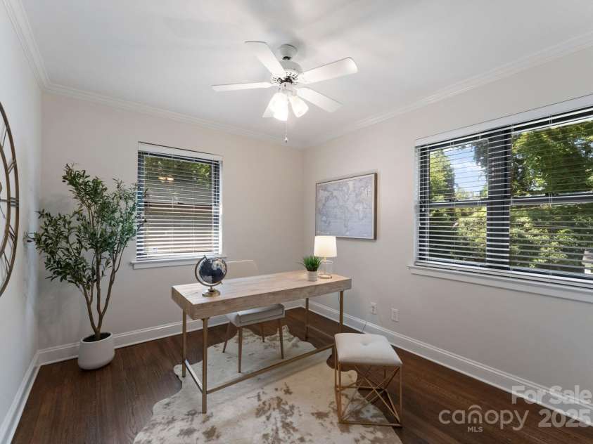 1120 Guilford Road, Charlotte, NC 28209.  MLS# CAR4284031, YatesRealty ID 28816. Bedroom 3/Office