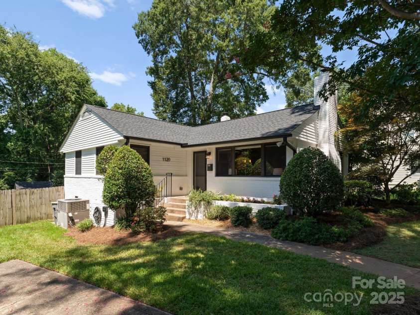 1120 Guilford Road, Charlotte, NC 28209.  MLS# CAR4284031, YatesRealty ID 28816. Front Exterior