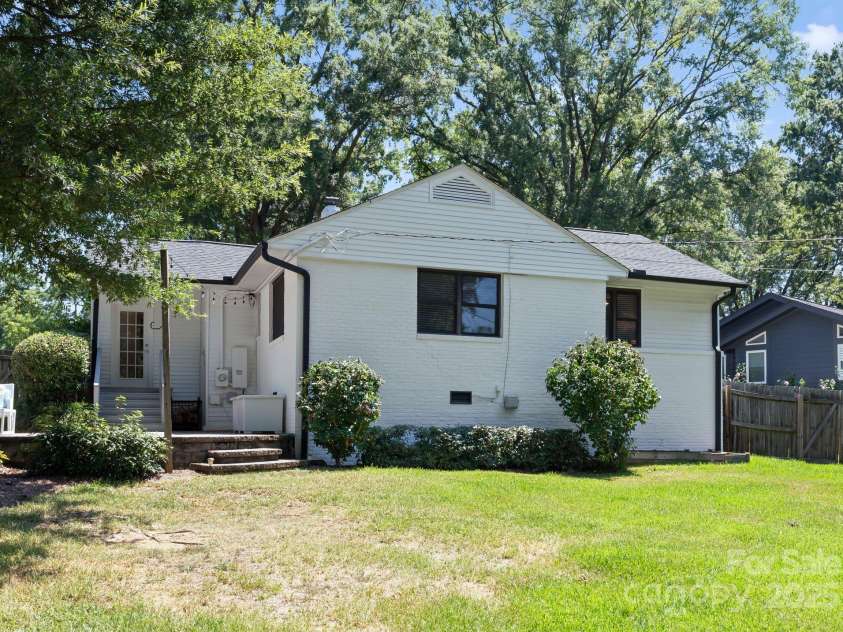 1120 Guilford Road, Charlotte, NC 28209.  MLS# CAR4284031, YatesRealty ID 28816. Rear Exterior