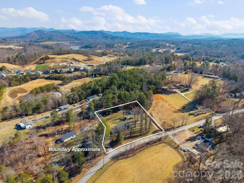 1348 Jenkins Valley Road, Alexander, NC 28701.  MLS# CAR4342000, YatesRealty ID 2883. Approximate Boundary
