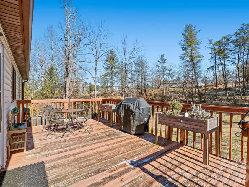 1348 Jenkins Valley Road, Alexander, NC 28701.  MLS# CAR4342000, YatesRealty ID 2883. Back Porch