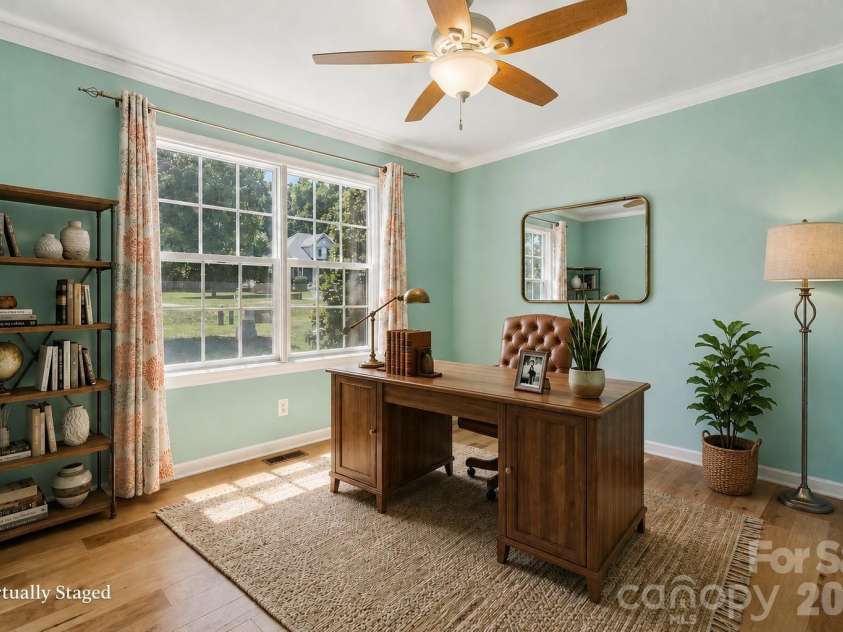 246 Maple Ridge Circle, Salisbury, NC 28147.  MLS# CAR4390588, YatesRealty ID 28849. ***VIRTUALLY STAGED** Flex room being shown as an office