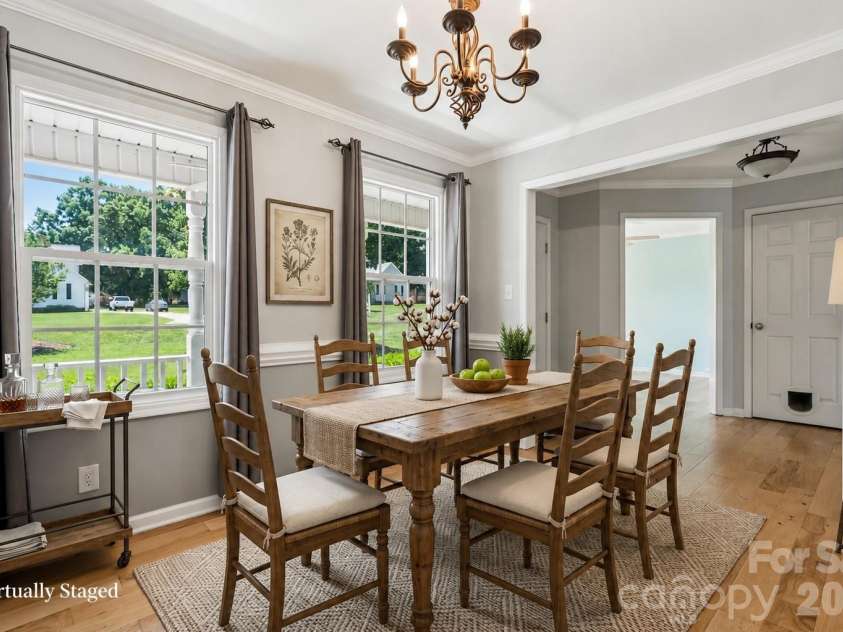 246 Maple Ridge Circle, Salisbury, NC 28147.  MLS# CAR4390588, YatesRealty ID 28849. **VIRTUALLY STAGED** - spacious dining room  