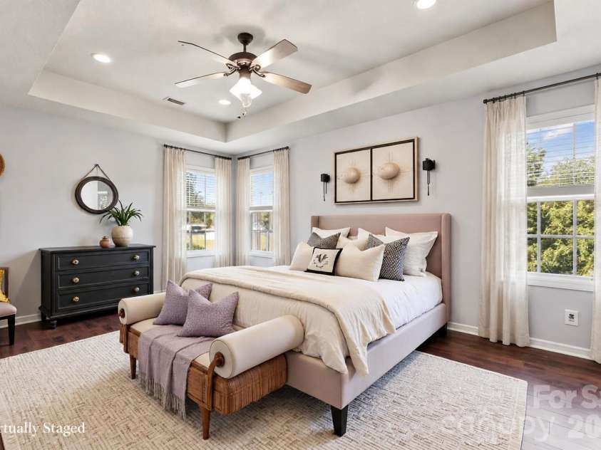 246 Maple Ridge Circle, Salisbury, NC 28147.  MLS# CAR4390588, YatesRealty ID 28849. ***VIRTUALLY STAGED** - Spacious primary bedroom