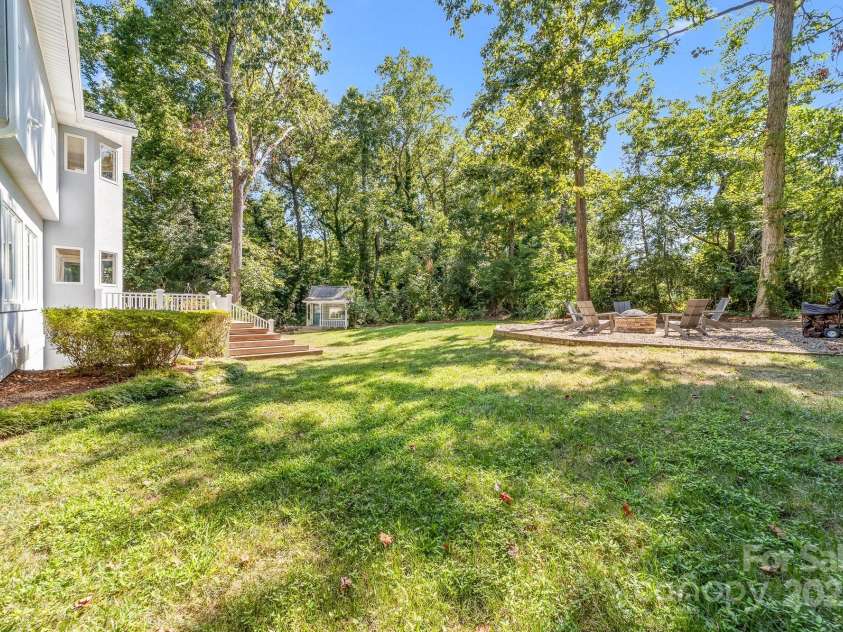 206 Vauxhall Drive, Shelby, NC 28150.  MLS# CAR4285737, YatesRealty ID 28854. Backyard fun and privacy.  Playhouse remains with the property.