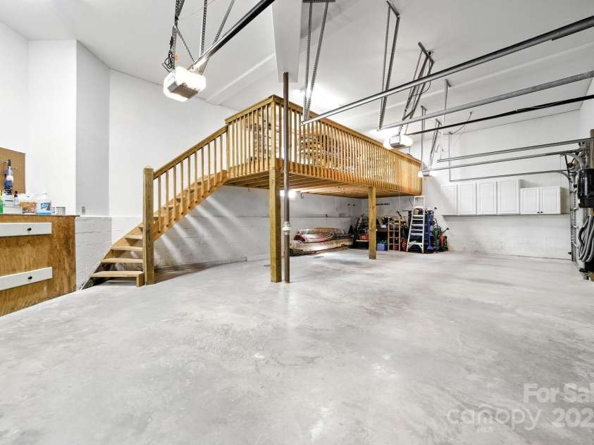 206 Vauxhall Drive, Shelby, NC 28150.  MLS# CAR4285737, YatesRealty ID 28854. Loft storage and workshop area.