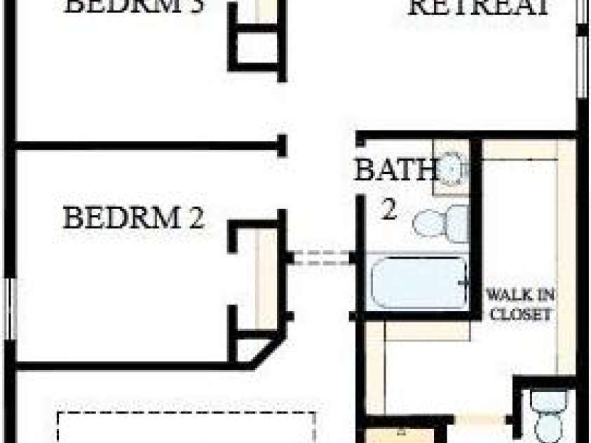 14026 Marlin Lane, Mint Hill, NC 28227.  MLS# CAR4374443, YatesRealty ID 28858. Second Floor Plan