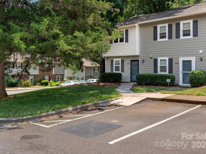 6013 Heath Valley Road, Charlotte, NC 28210.  MLS# CAR4276704, YatesRealty ID 28858. Designated parking space, just steps away from the front door