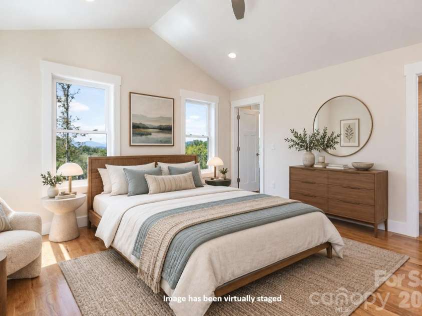 35 Loblolly Lane, Asheville, NC 28803.  MLS# CAR4228836, YatesRealty ID 2886. Primary Bedroom - Virtually Staged