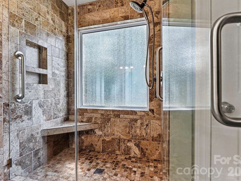 7538 Golf Course Drive, Denver, NC 28037.  MLS# CAR4375183, YatesRealty ID 28863. Large tiled shower