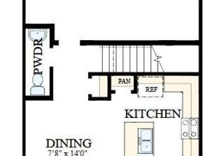 6543 Fire Lily Lane, Charlotte, NC 28216.  MLS# CAR4351859, YatesRealty ID 28876. 1st floor - 9 ft. ceilings