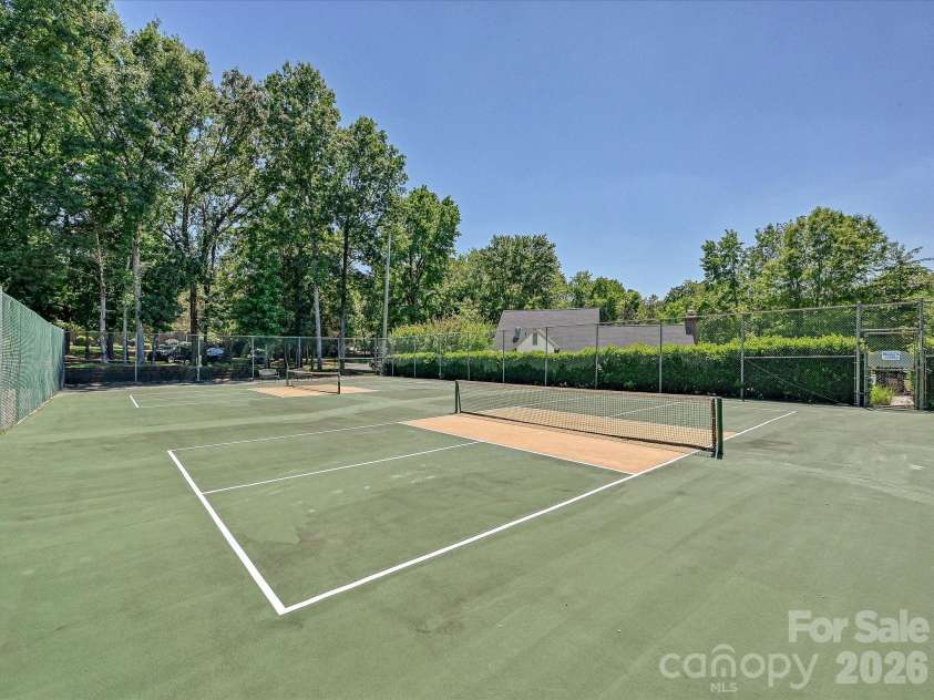 5203 Rustlewood Lane, Charlotte, NC 28226.  MLS# CAR4390578, YatesRealty ID 28877. Pickleball