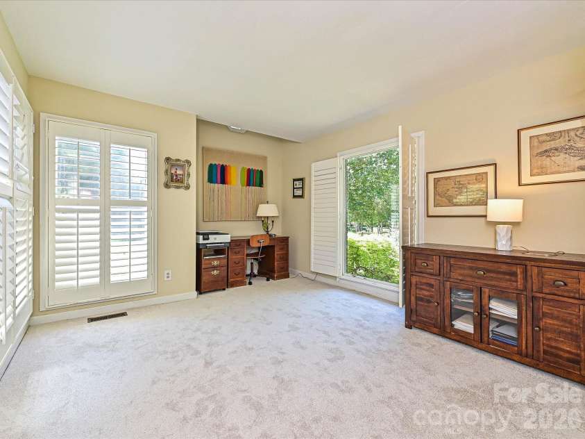 5203 Rustlewood Lane, Charlotte, NC 28226.  MLS# CAR4390578, YatesRealty ID 28877. Secondary bedroom/office