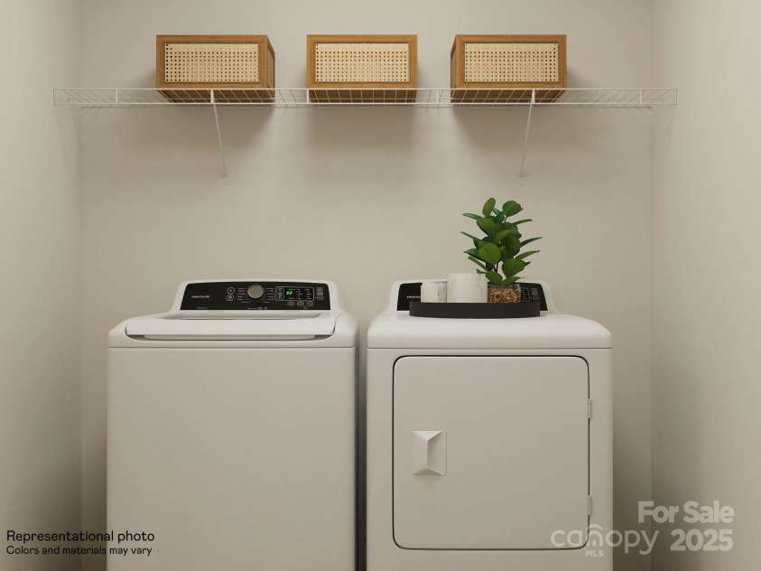 1811 River Crossing Lane, Edgemoor, SC 29712.  MLS# CAR4284576, YatesRealty ID 28885. Laundry