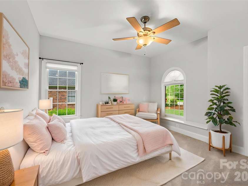 1320 Mill Race Lane, Matthews, NC 28104.  MLS# CAR4384297, YatesRealty ID 28900. Bedroom 2 *Virtually Staged*