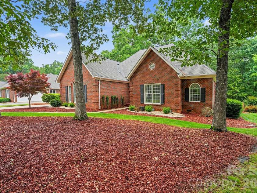 1320 Mill Race Lane, Matthews, NC 28104.  MLS# CAR4384297, YatesRealty ID 28900. Front Exterior