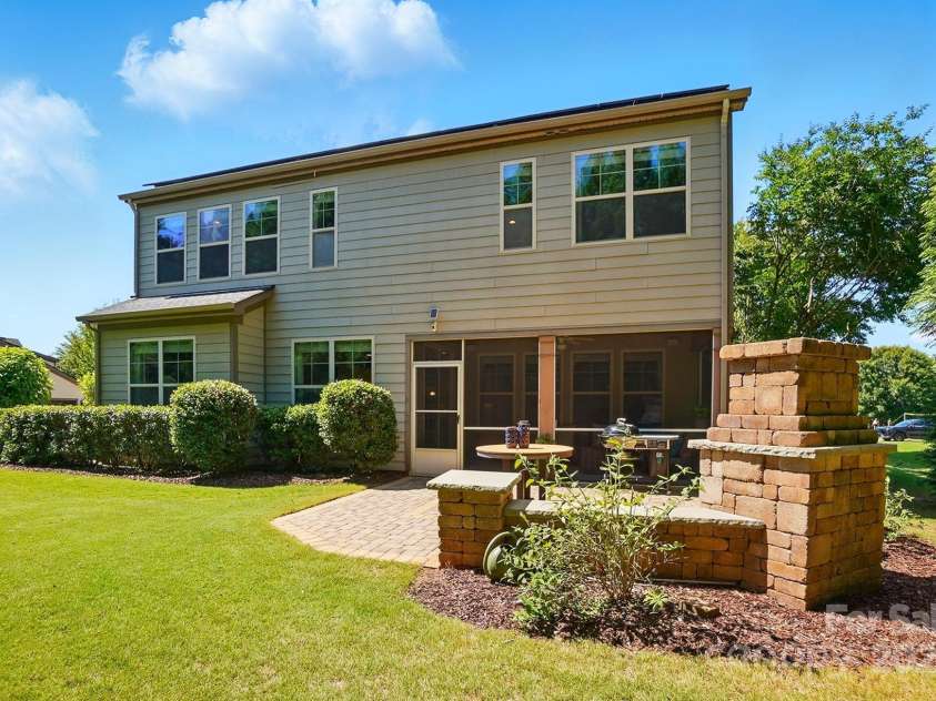 3808 Halcyon Drive, Huntersville, NC 28078.  MLS# CAR4263868, YatesRealty ID 28905. Back of Home