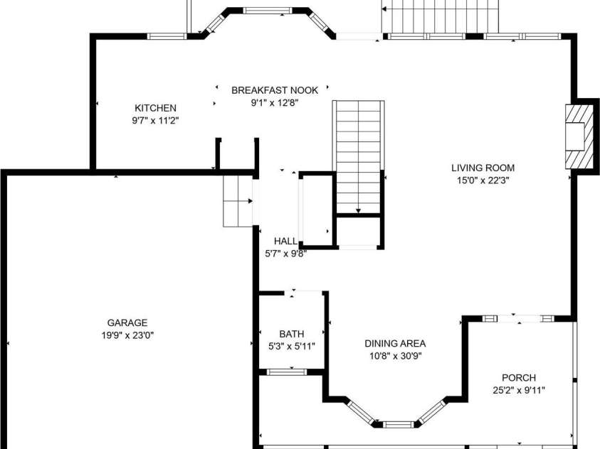 1656 Heather Glen Road, Kannapolis, NC 28081.  MLS# CAR4283900, YatesRealty ID 28909. Floorplan downstairs