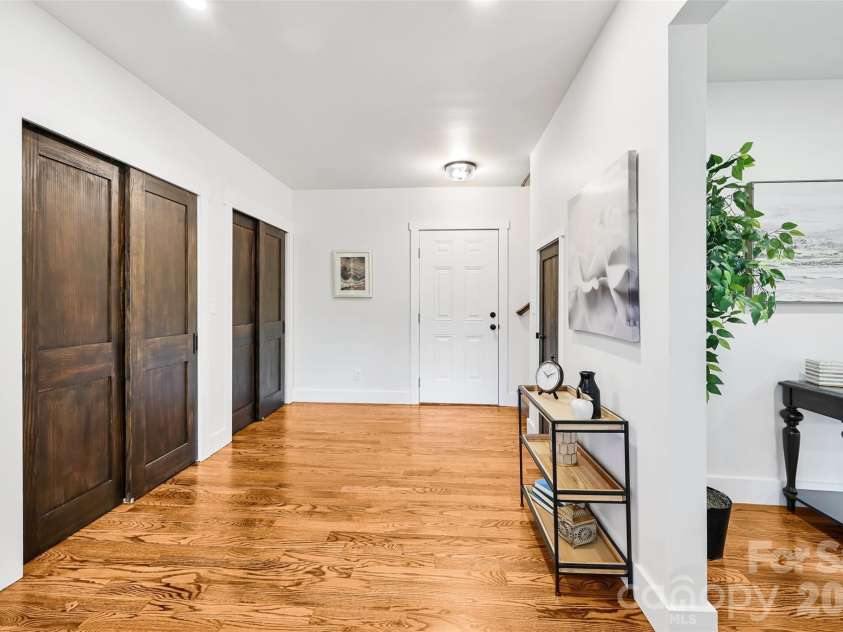 142 Gillespie Circle, Brevard, NC 28712.  MLS# CAR4273083, YatesRealty ID 2891. Entry Closet and Pantry