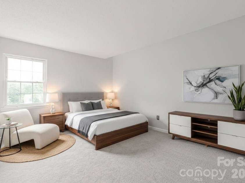 11007 Park Road, Charlotte, NC 28226.  MLS# CAR4388307, YatesRealty ID 28924. Virtually Staged Secondary bedroom