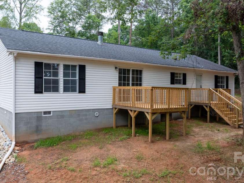 3196 Corkie Drive, Granite Falls, NC 28630.  MLS# CAR4385954, YatesRealty ID 28930. Back