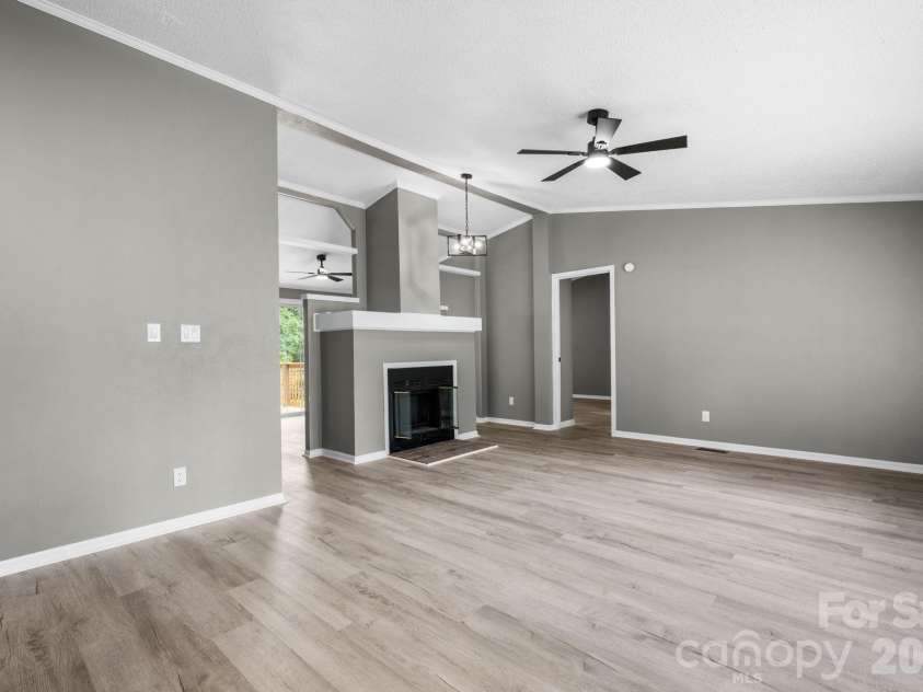 3196 Corkie Drive, Granite Falls, NC 28630.  MLS# CAR4385954, YatesRealty ID 28930. Living Room