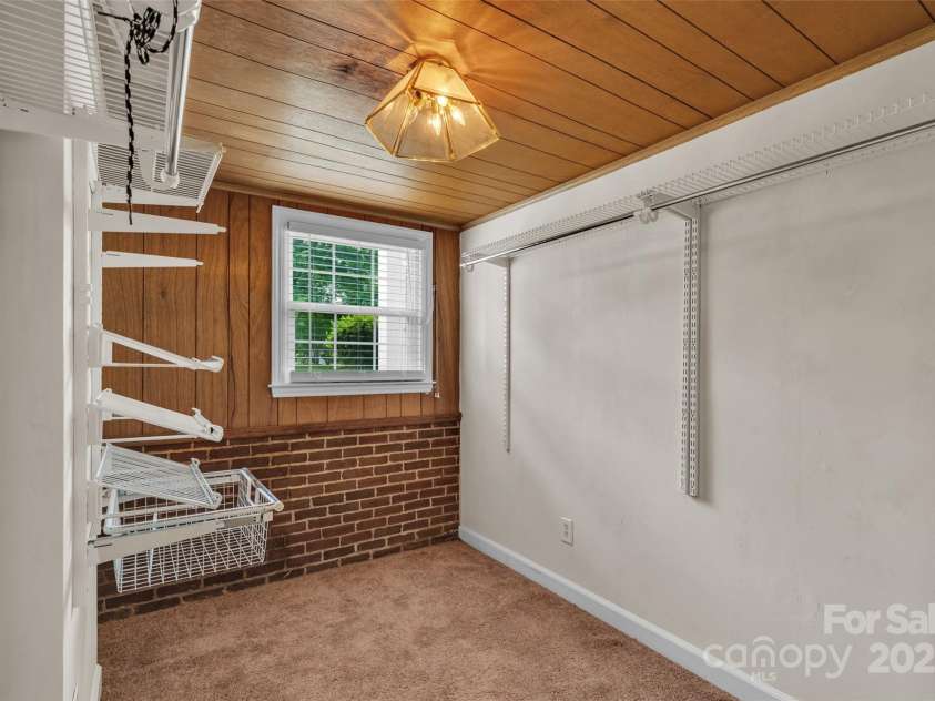 5633 Mallard Drive, Charlotte, NC 28227.  MLS# CAR4260160, YatesRealty ID 28934. Lower level closet