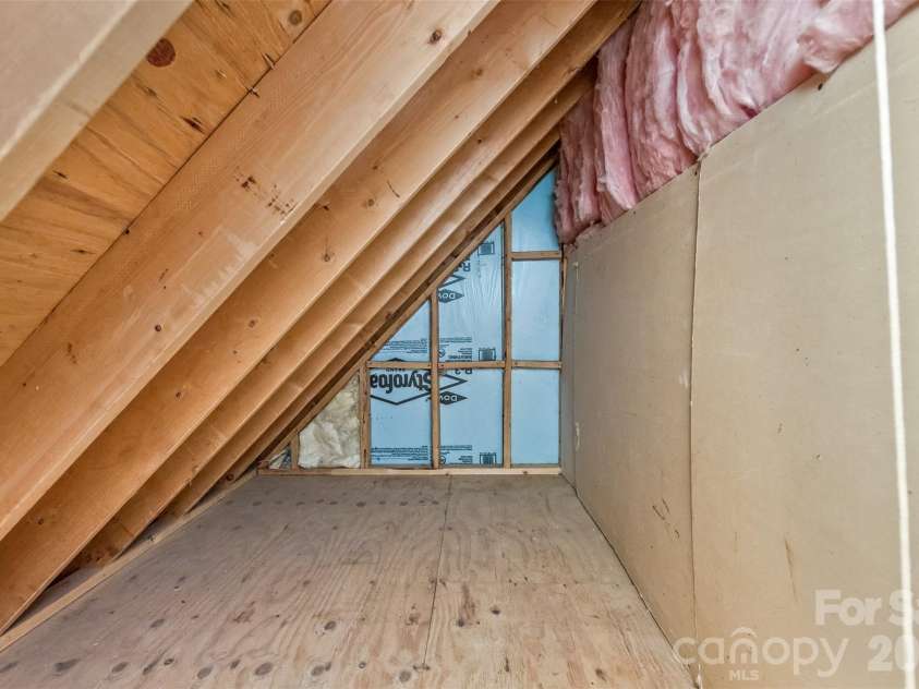 47 Fir Circle, Canton, NC 28716.  MLS# CAR4385612, YatesRealty ID 28936. Attic storeage