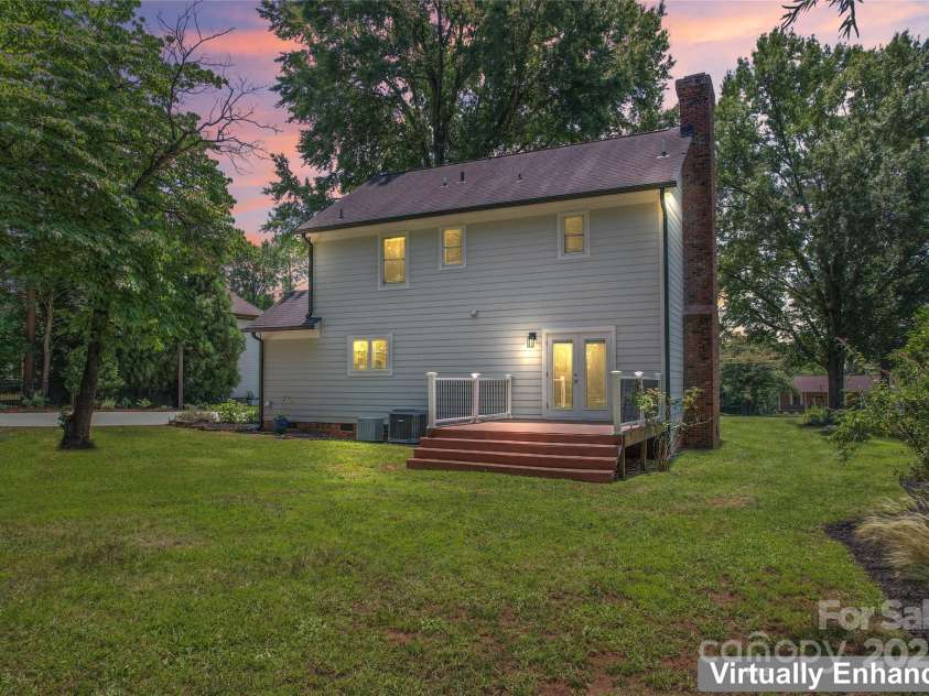 18733 Bluff Point Road, Cornelius, NC 28031.  MLS# CAR4267199, YatesRealty ID 28952. Backyard perfect for a pool