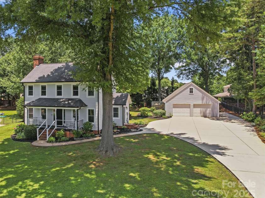 18733 Bluff Point Road, Cornelius, NC 28031.  MLS# CAR4267199, YatesRealty ID 28952. Detached 2 car garage with F.R.O.G and ample parking for cars & trailers