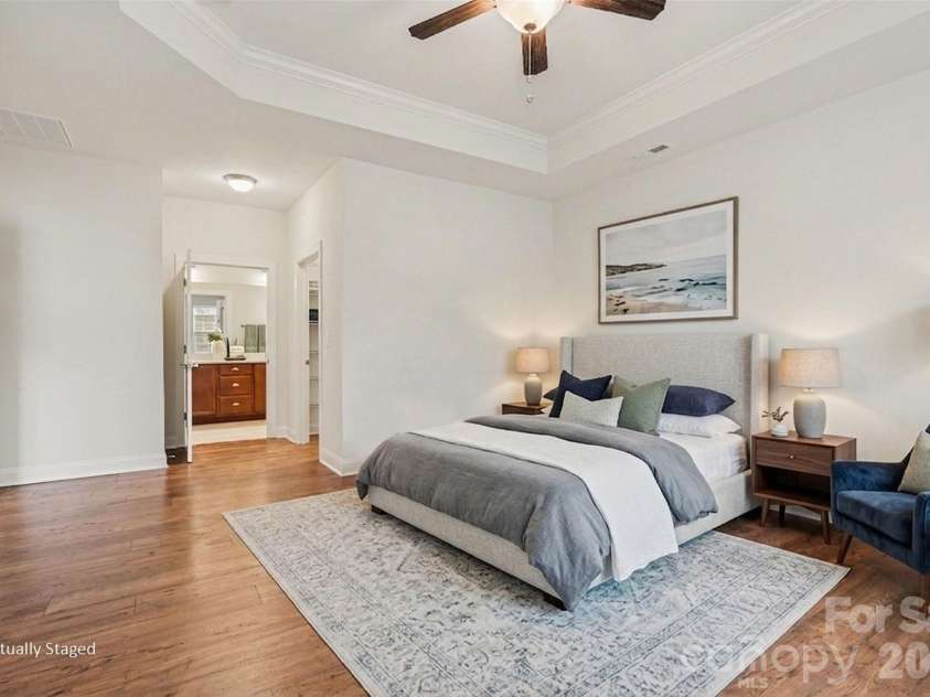 1119 Millview Lane, Matthews, NC 28104.  MLS# CAR4389406, YatesRealty ID 28954. Primary Bedroom - Virtually Staged