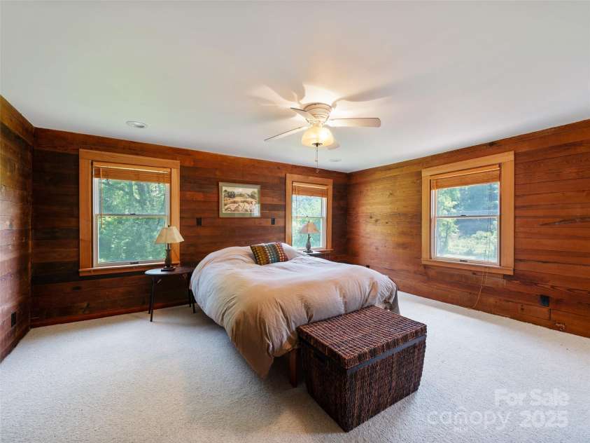 9065 NC 63 Highway, Leicester, NC 28748.  MLS# CAR4286038, YatesRealty ID 28957. Large Room Upstairs