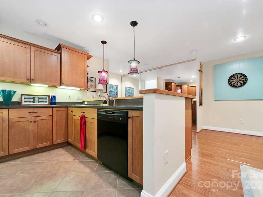 50 Duya Court, Brevard, NC 28712.  MLS# CAR4280810, YatesRealty ID 2896. Large Bar and Kitchen