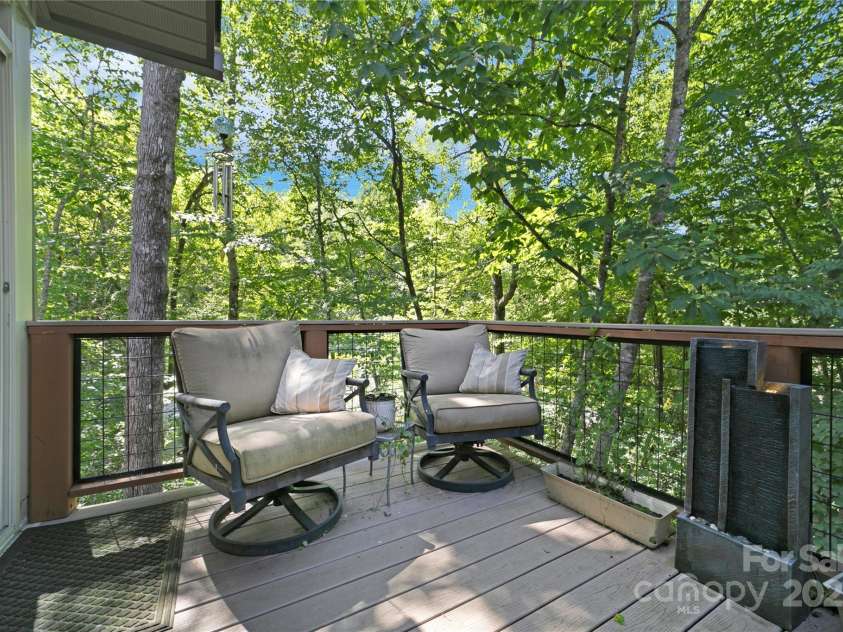50 Duya Court, Brevard, NC 28712.  MLS# CAR4280810, YatesRealty ID 2896. Outdoor Porch
