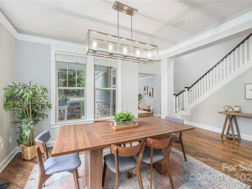 112 Mountain Drive, Biltmore Lake, NC 28715.  MLS# CAR4278930, YatesRealty ID 28972. Dining room