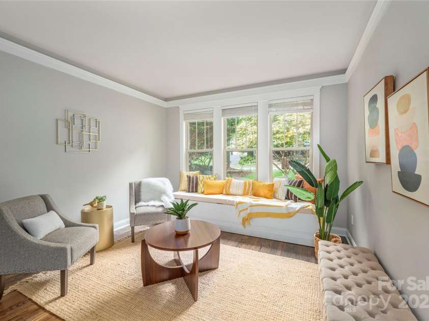 112 Mountain Drive, Biltmore Lake, NC 28715.  MLS# CAR4278930, YatesRealty ID 28972. Sitting room