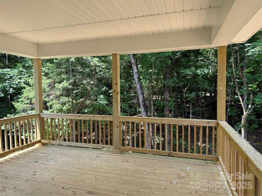 2924 Noritake Trail, Albemarle, NC 28001.  MLS# CAR4259320, YatesRealty ID 2898. Covered Back Deck