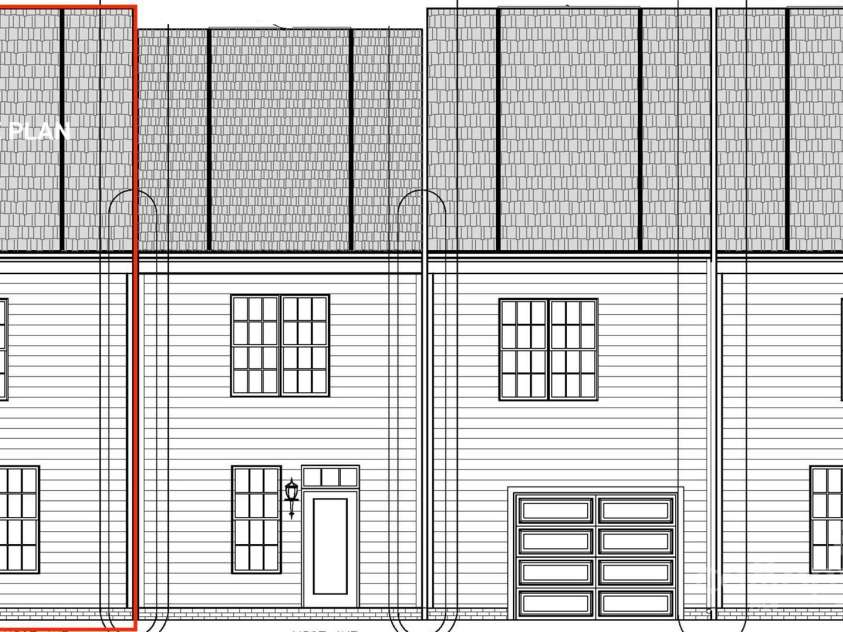 9929 Ansonborough Square, Huntersville, NC 28078.  MLS# CAR4283931, YatesRealty ID 28983. Rear Elevation-Cambridge Lot 1