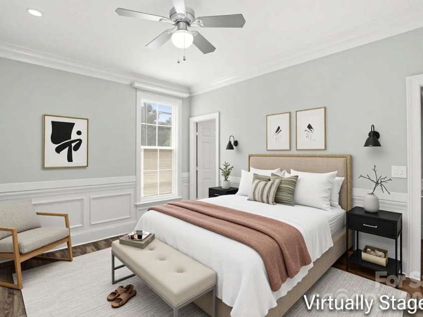 411 Sullivan Street, Gastonia, NC 28052.  MLS# CAR4389625, YatesRealty ID 28985. Virtually Staged