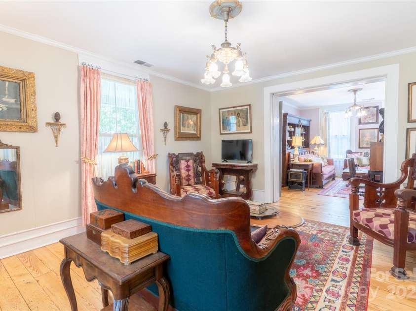 131 Lexington Road, Mocksville, NC 27028.  MLS# CAR4259844, YatesRealty ID 29003. Parlor - First Floor