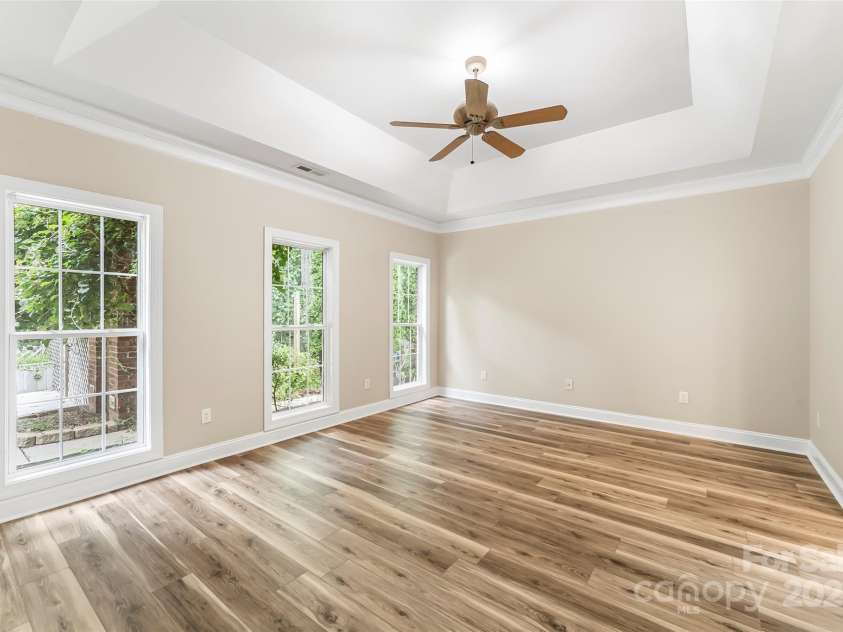 1143 21st Avenue, Hickory, NC 28601.  MLS# CAR4285530, YatesRealty ID 29007. Primary Suite w/ tray ceilings