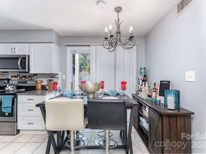 1914 Meadowlark Lane, Charlotte, NC 28210.  MLS# CAR4285929, YatesRealty ID 29026. Dining Area