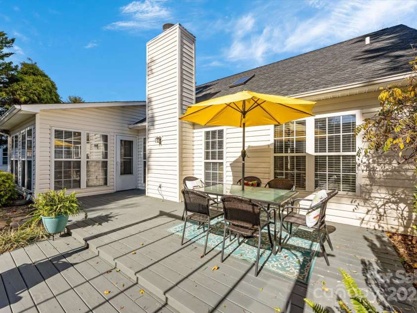 255 Stonehollow Road, Fletcher, NC 28732.  MLS# CAR4320465, YatesRealty ID 2903. Great deck!